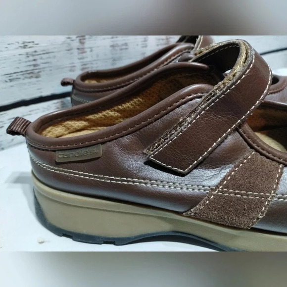 Candies Mary Jane Shoes in‎ Brown size 4 Slip On Comfort Vintage Chunky 90s Y2K - Picture 2 of 10